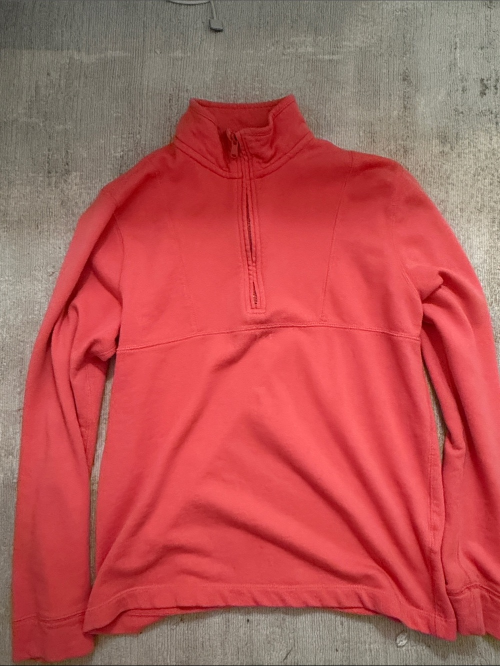 Vineyard Vines Men's Coral Zip-Up Pullover